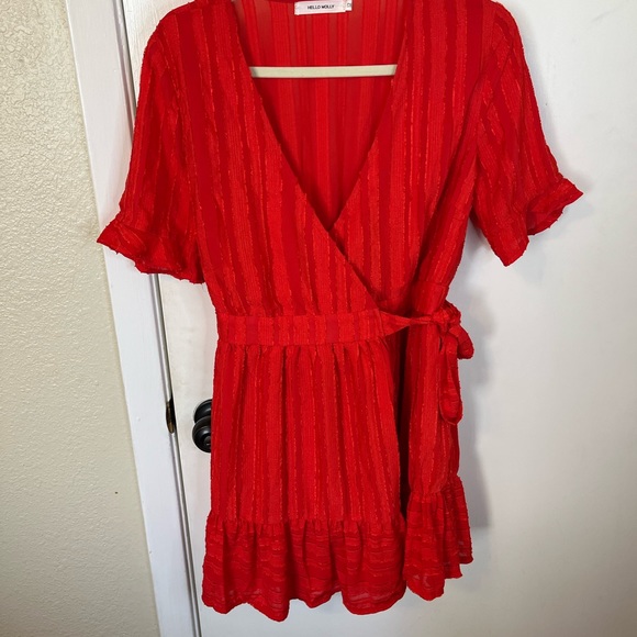 Hello Molly Tie Dress - Picture 1 of 5